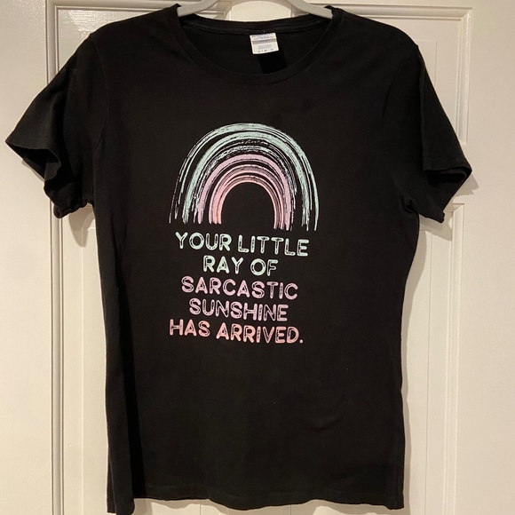 Port & Company “Your Little Ray of Sarcastic Sunshine” Tee – Size Medium - Picture 1 of 6